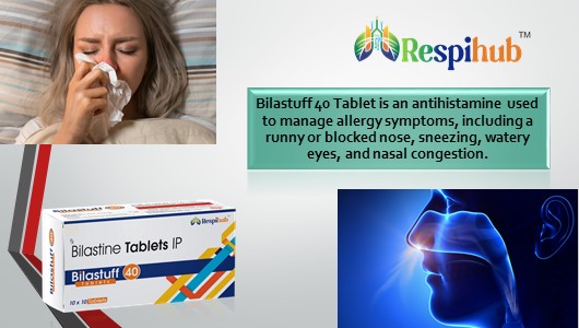 Bilastuff 40 Tablet at Best Price in Antihistamine Franchise for Allergy Relief and Chronic Urticaria